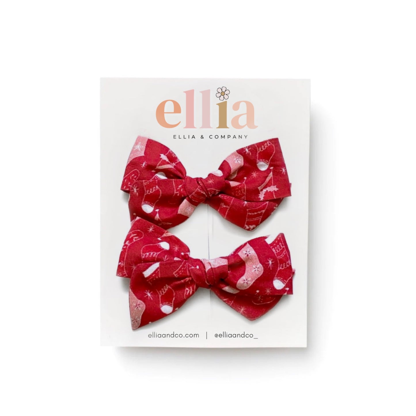 Stockings - Mini Twirl Piggie Clips