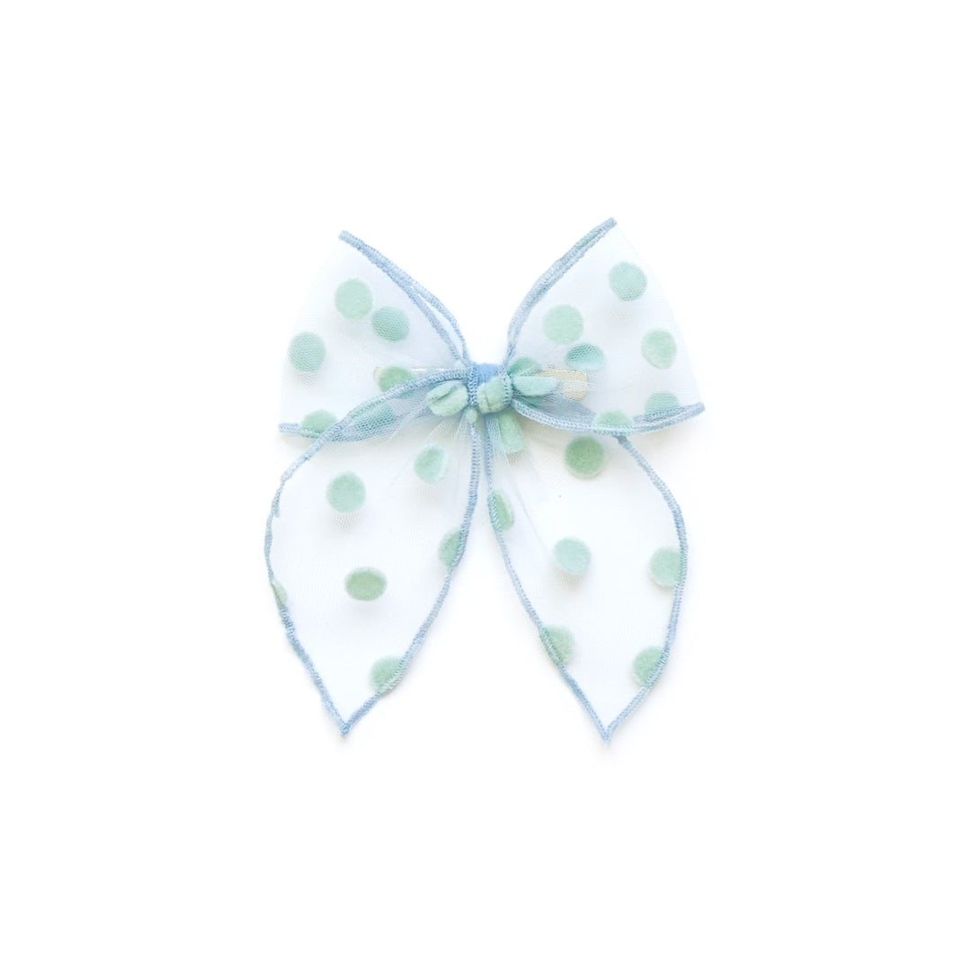 Robins Egg Tulle Dot - Medium Fairytale