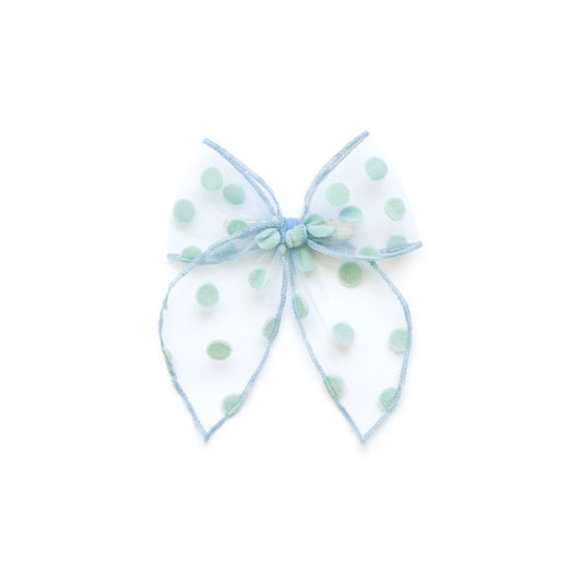 Robins Egg Tulle Dot - Medium Fairytale