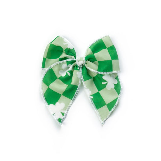 Checkerboard Clovers - Medium Fairytale