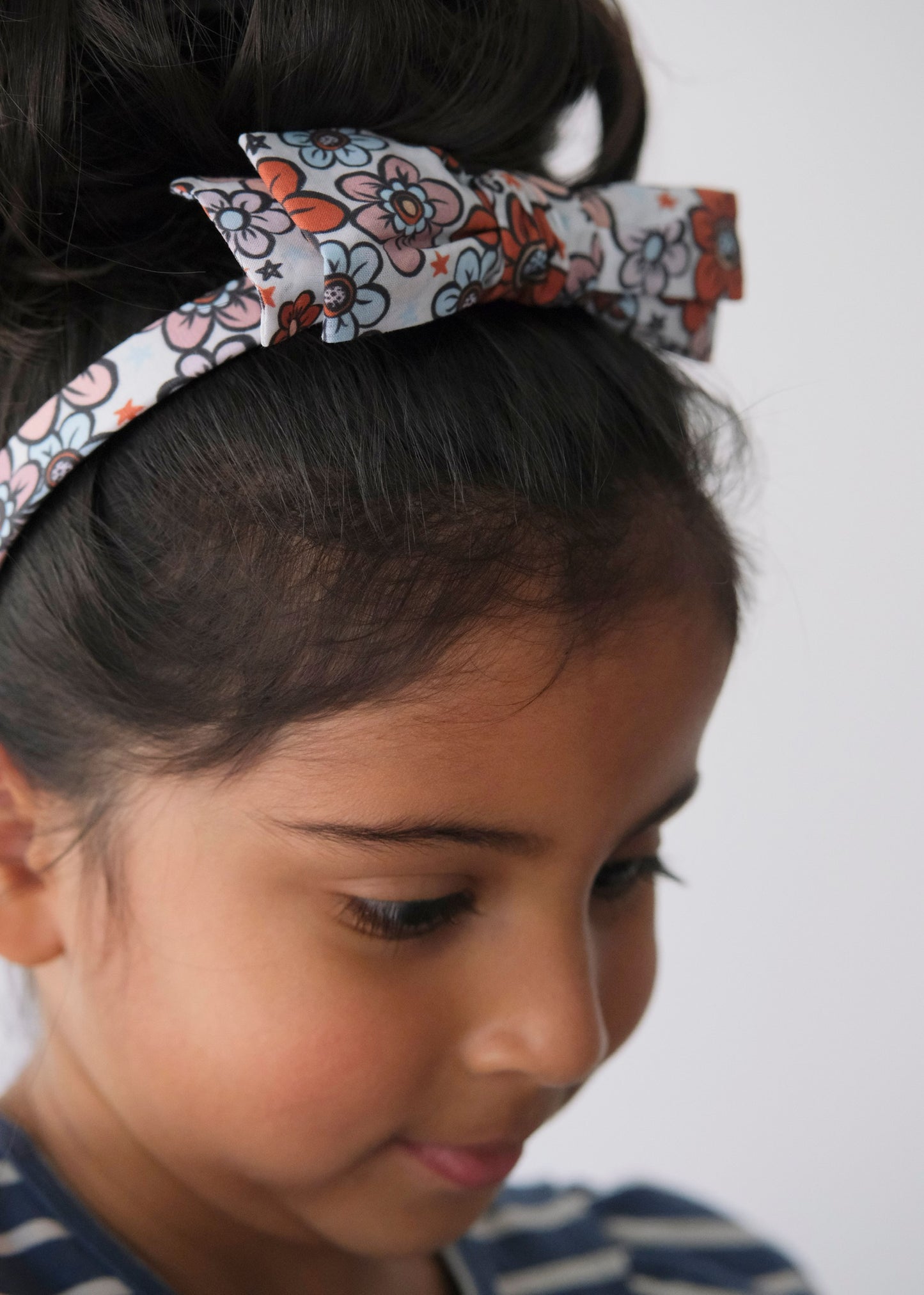 July Floral - Big Girl Headband