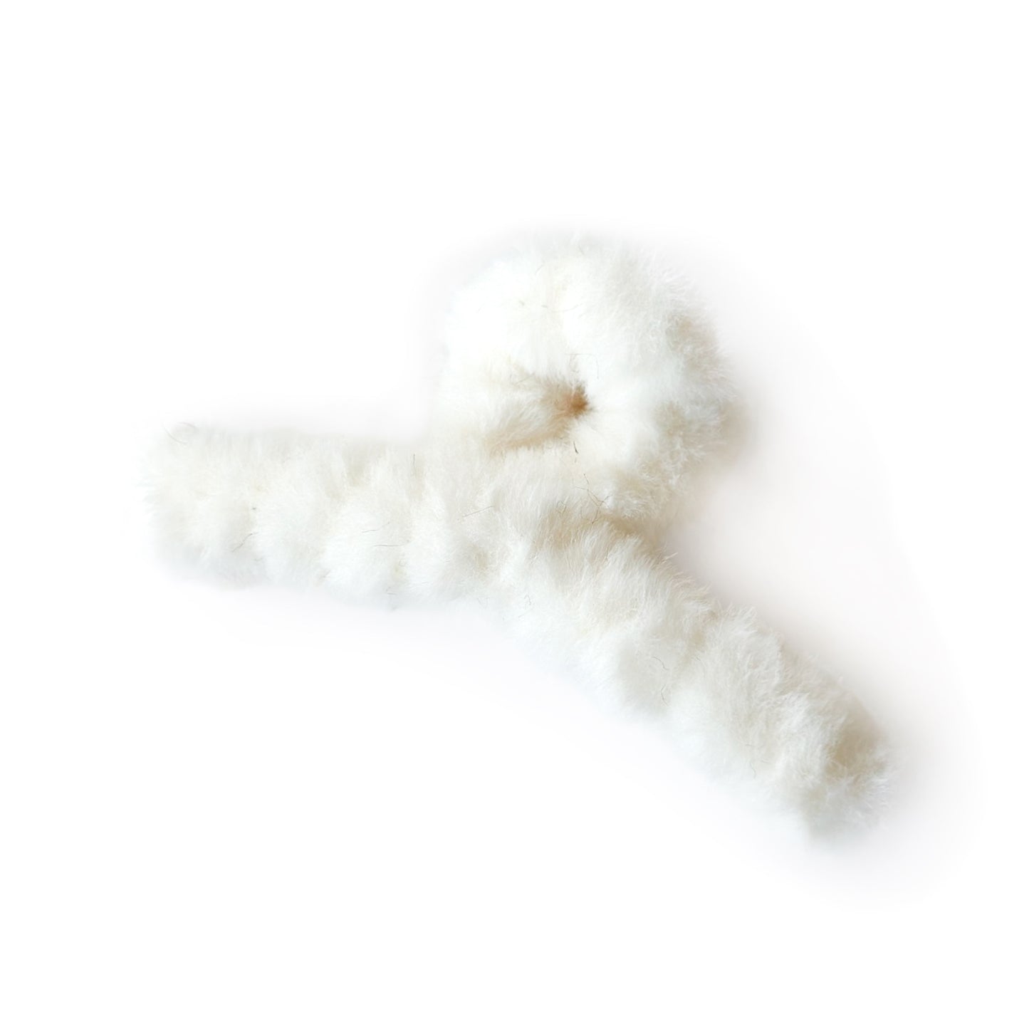 Snow Fluff Loop - Claw Clip