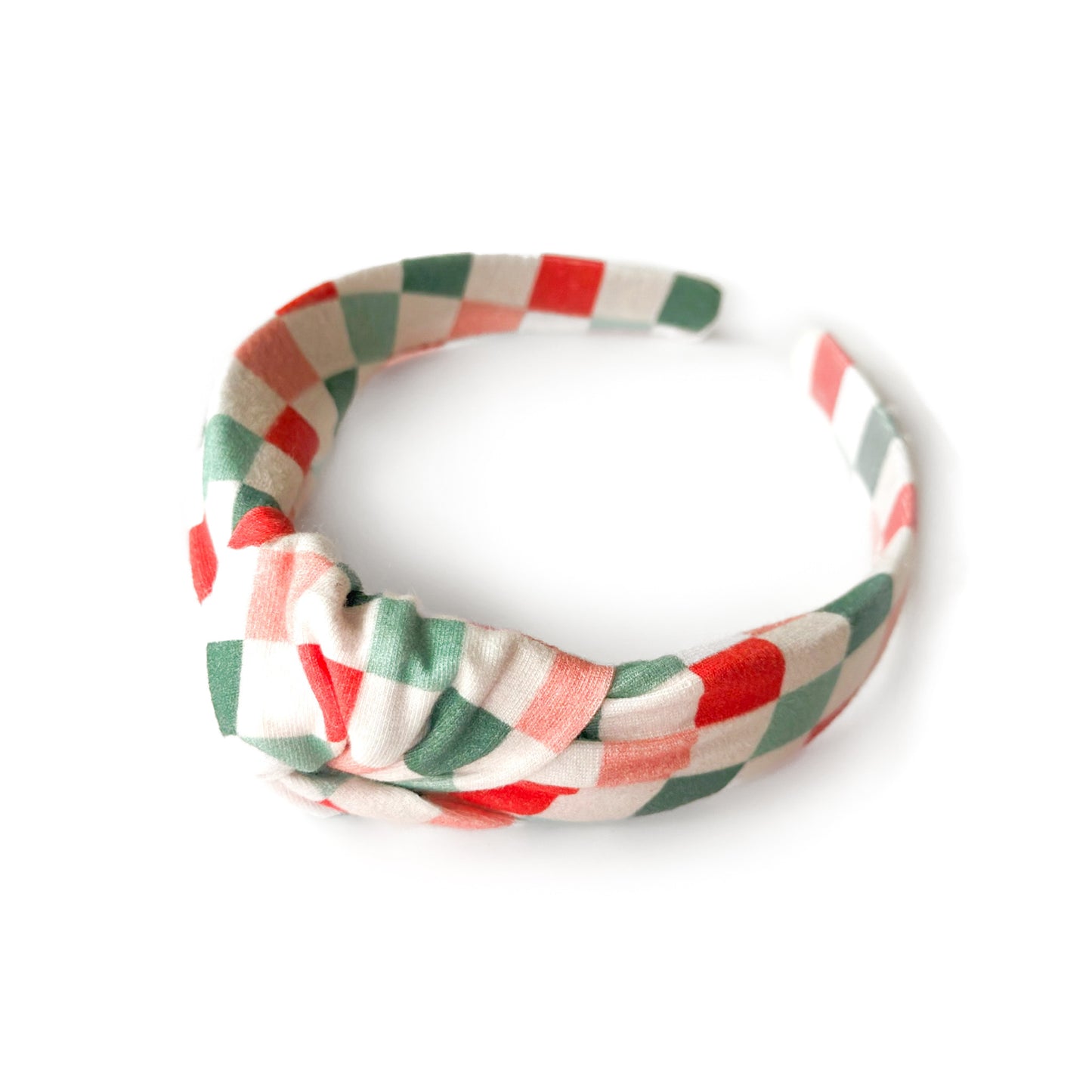 Christmas Checker - Knot Headband