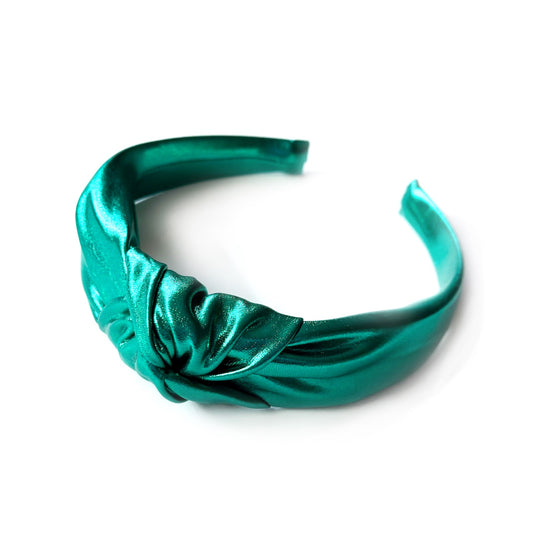 Emerald Glitz - Knot Headband