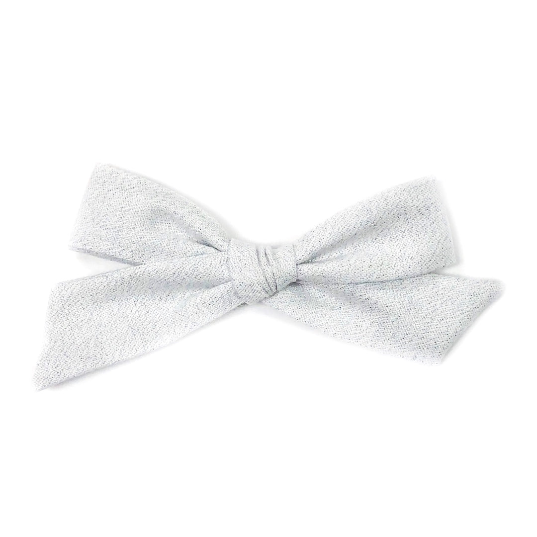 White Tinsel - Oversized Knot